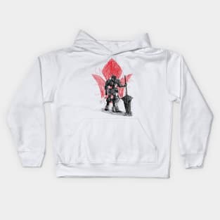 Gundam barbatos lupus rex Kids Hoodie